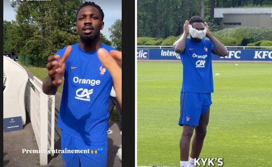 Thuram prende in giro Olise nel ritiro della Nazionale francese mascherandosi come lui in certe occasioni Il Real vuole Olise? Il presidente del Bayern: “Perez risparmi fatica, non vendiamo”- immagine 2
