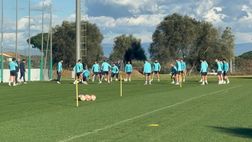 Lazio-Bayern, squadra in campo per la seconda seduta giornaliera – VIDEO