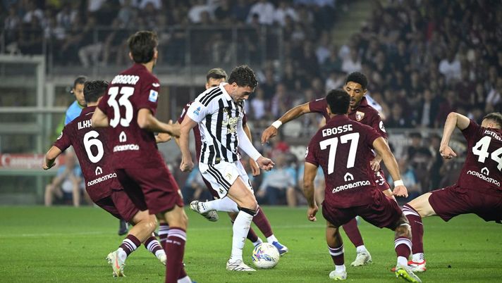 Getty Images Serie A, Torino-Juventus 2-2: non basta la doppietta di Vlahovic, pari nel derby della Mole - immagine 1