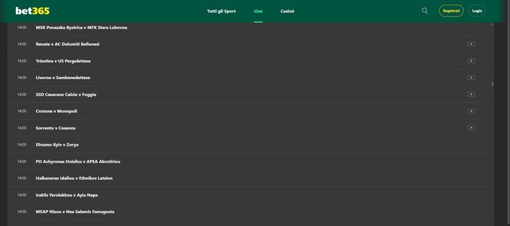 Streaming Sorrento-Cosenza: Diretta TV e live gratis- immagine 2