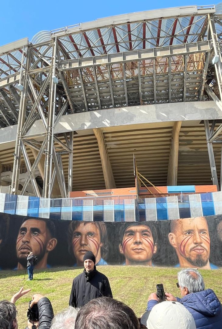 Jorit, inaugurata la nuova splendida opera al Maradona – GALLERY - immagine 3