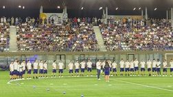 VIDEO VN – L’ingresso della Primavera e della Femminile al Viola Carpet