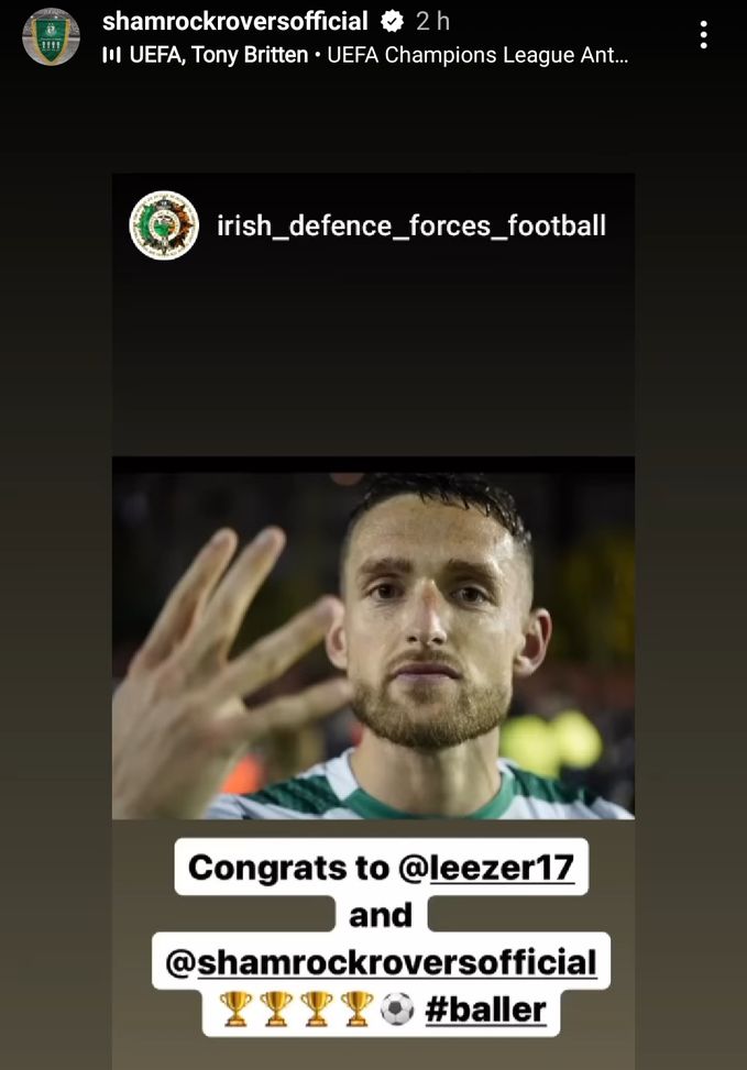 South Dublin derby: lo Shamrock vince il 4′ titolo di fila ma il Mister si sfoga: “Attacchi personali”- immagine 2