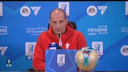 Milan, Allegri: “Col Napoli partita difficile, Conte riesce sempre a inventarsi qualcosa!”