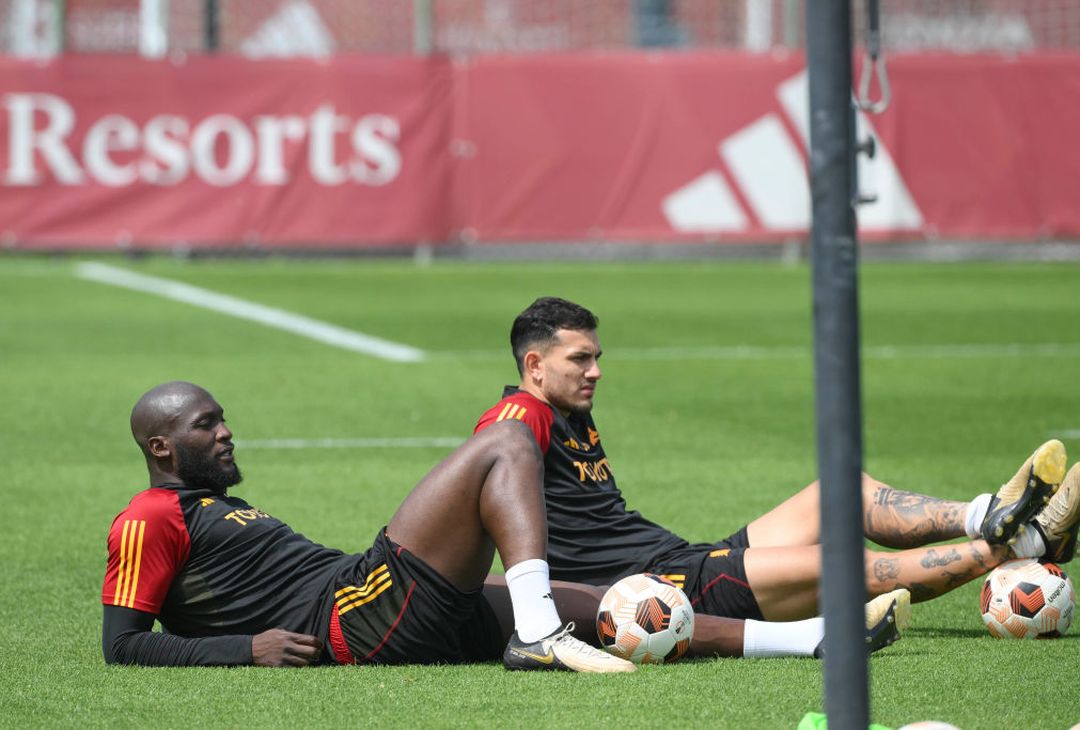 Roma, allenamento a Trigoria in vista del Milan: c’è Azmoun – FOTO GALLERY - immagine 11