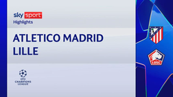 VIDEO SKY / Atletico Madrid-Lille 1-3: gol e highlights. Grande protagonista David