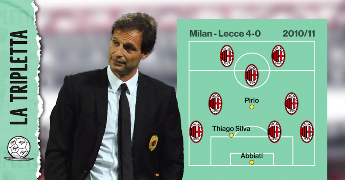 29 agosto 2010 milan lecce 4 0 il primo diavolo di allegri video