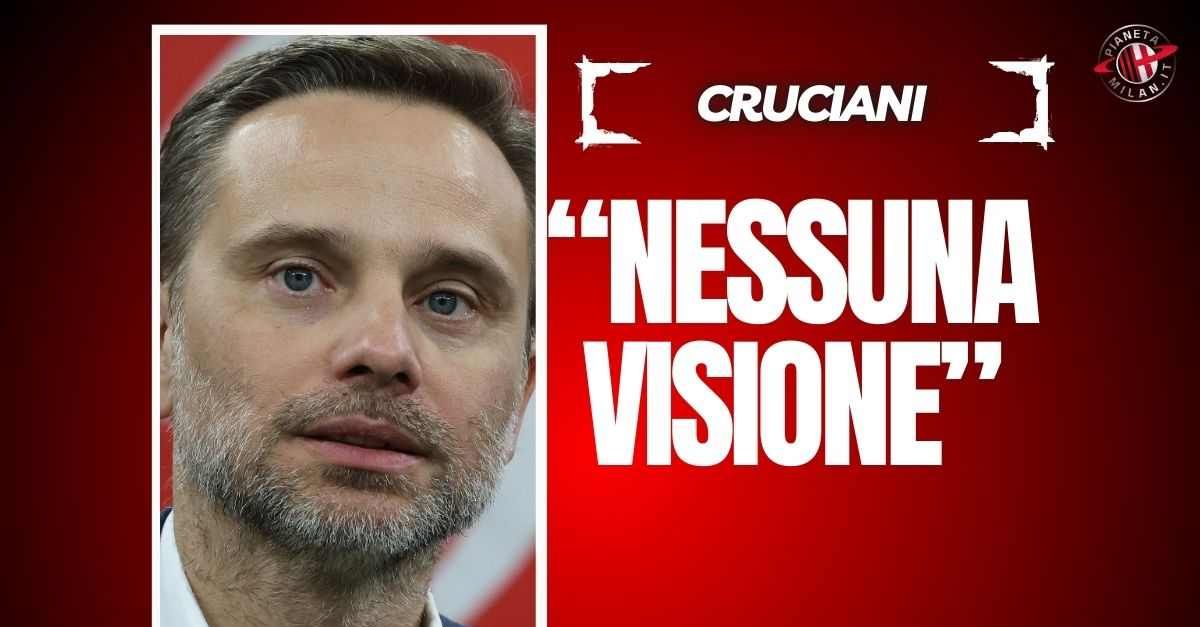 Cruciani duro: “Al Milan nessuna visione, solo giochi di potere” Cruciani duro: “Al Milan nessuna visione, solo giochi di potere”