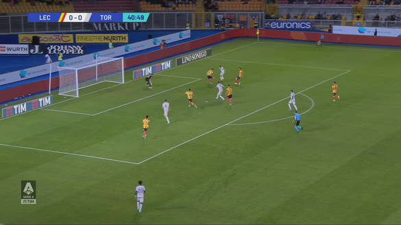 immagine 3 Lecce-Torino 0-1, l’analisi del gol: il lancio di Linetty è un’ottima intuizione- immagine 4