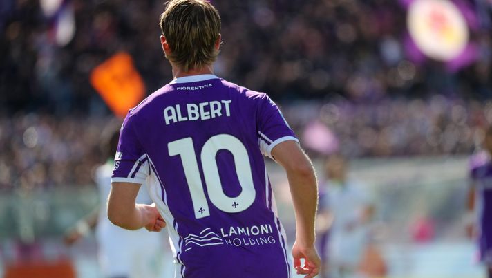 GERMOGLI PH: 5 OTTOBRE 2025 FIRENZE STADIO ARTEMIO FRANCHI SERIE A FIORENTINA VS ROMA NELLA FOTO GUDMUNDSSON Gudmundsson