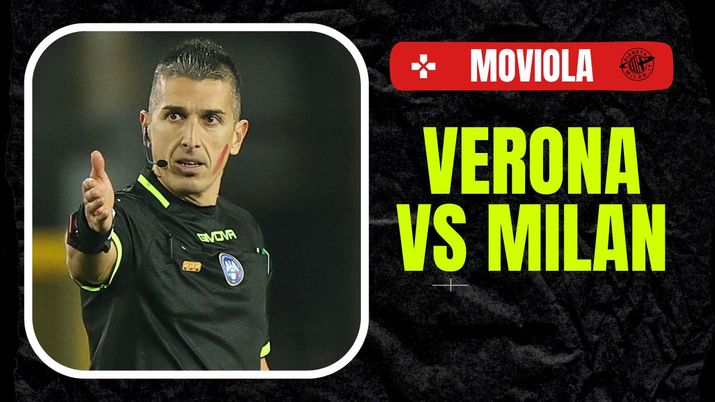 Moviola LIVE Verona-Milan Serie A 2024-2025 arbitro Marinelli