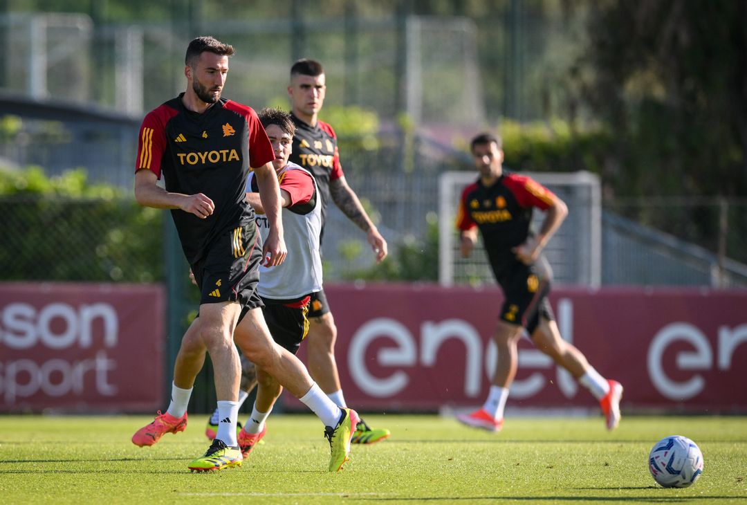 Trigoria, ultima rifinitura della stagione alla viglia dell’Empoli – FOTOGALLERY - immagine 7