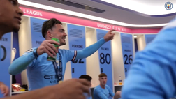VIDEO Manchester City-Inter, Grealish scatenato: la festa Citizens nello spogliatoio