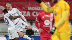 Monza-Fiorentina: Beltran porta, almeno per una notte, i viola al quarto posto!