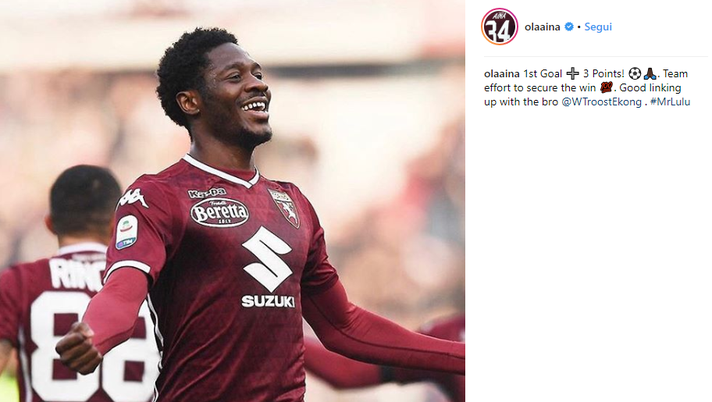Torino-Udinese 1-0, i giocatori sui social: “Contava solo vincere”- immagine 1