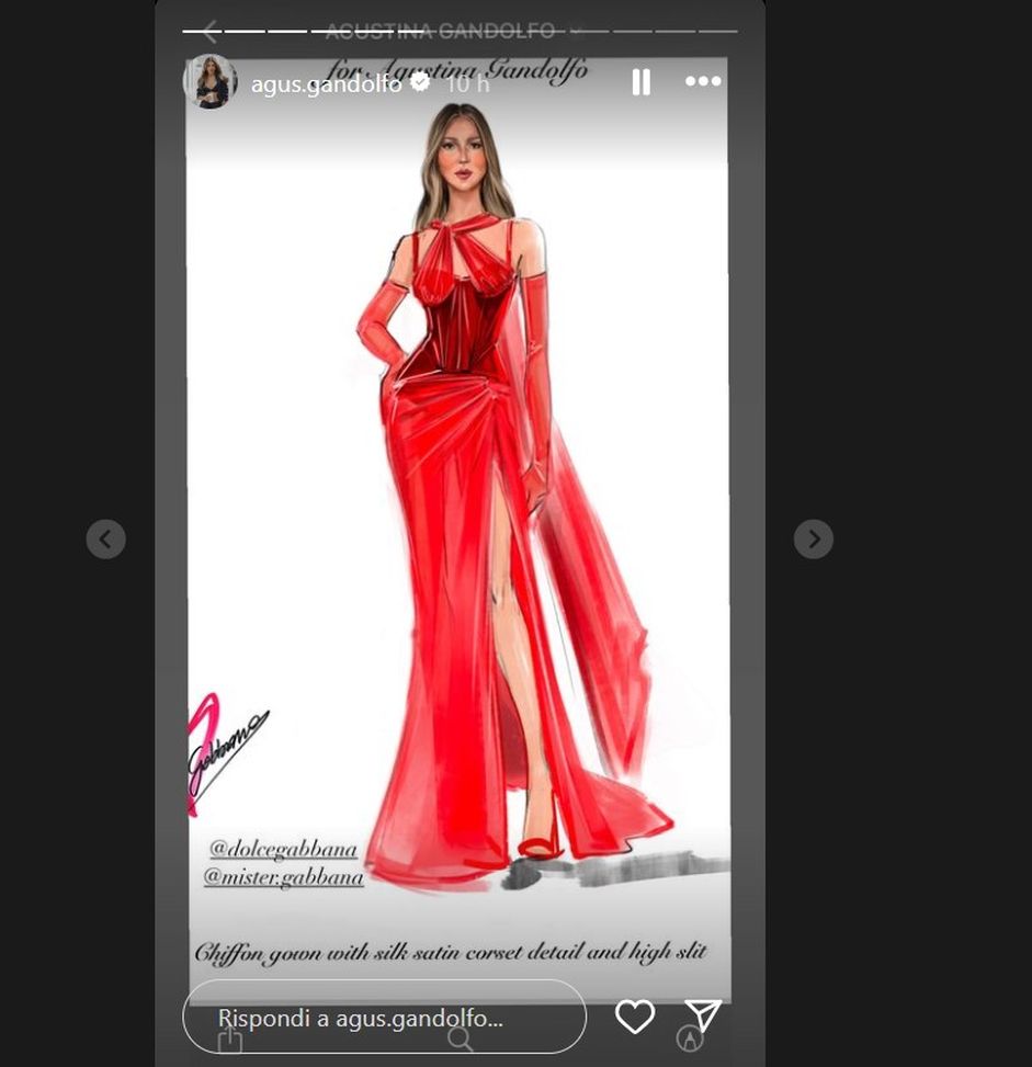 Lautaro settimo al Pallone d’Oro. Agus con lui sul red carpet in abito D&G- immagine 2