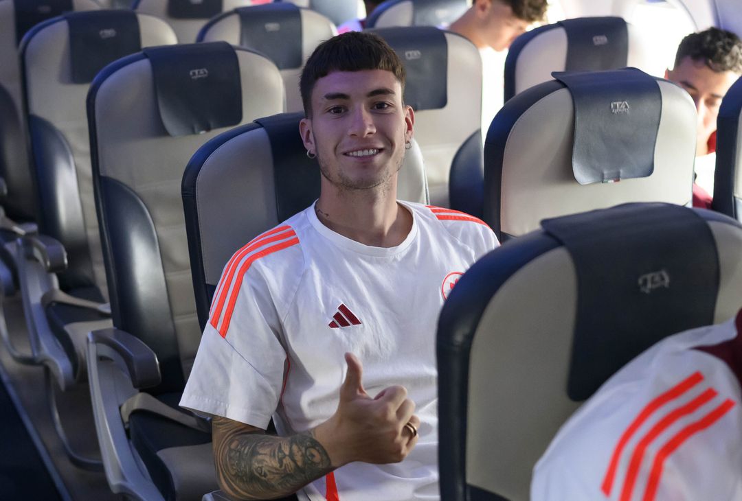 Roma, il viaggio della squadra verso Torino – FOTO GALLERY - immagine 2
