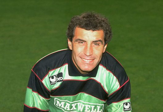 1993: Peter Shilton con la maglia de Derby County (Mandatory Credit: Russell Cheyne /Allsport)