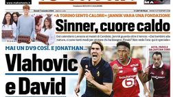 PRIMA PAGINA TUTTOSPORT OGGI: “Vlahovic e David grandi sogni”