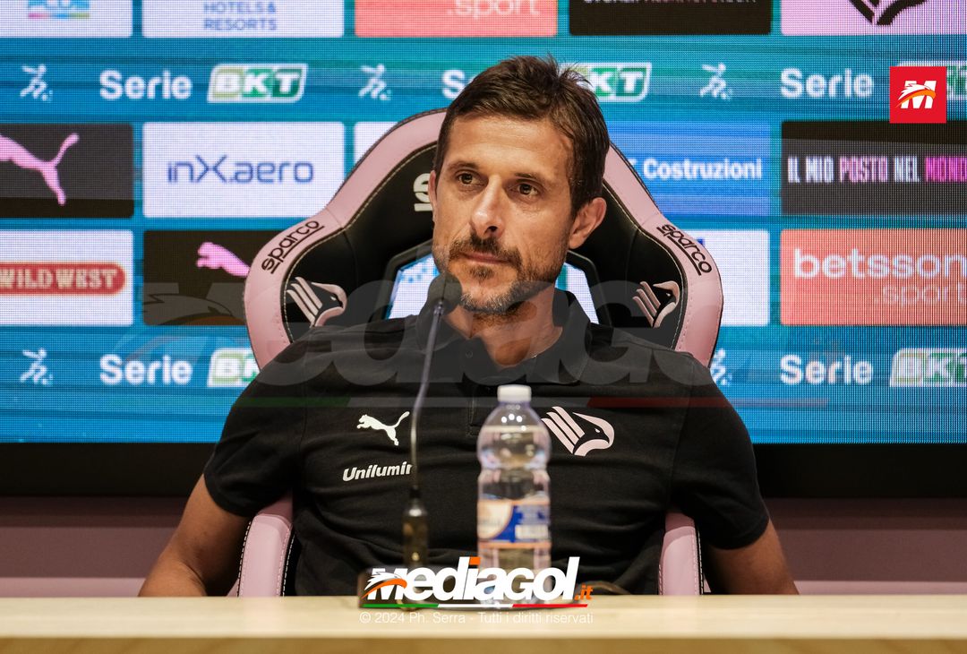FOTO PALERMO, verso il Pisa: Alessio Dionisi in conferenza stampa (GALLERY) - immagine 3