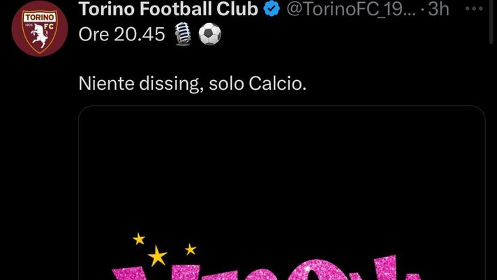 Il Torino sui social ironizza sul dissing tra Fedez e Tony Effe - immagine 1