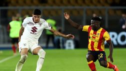 Lecce, Banda a rischio forfait contro il Torino: la situazione