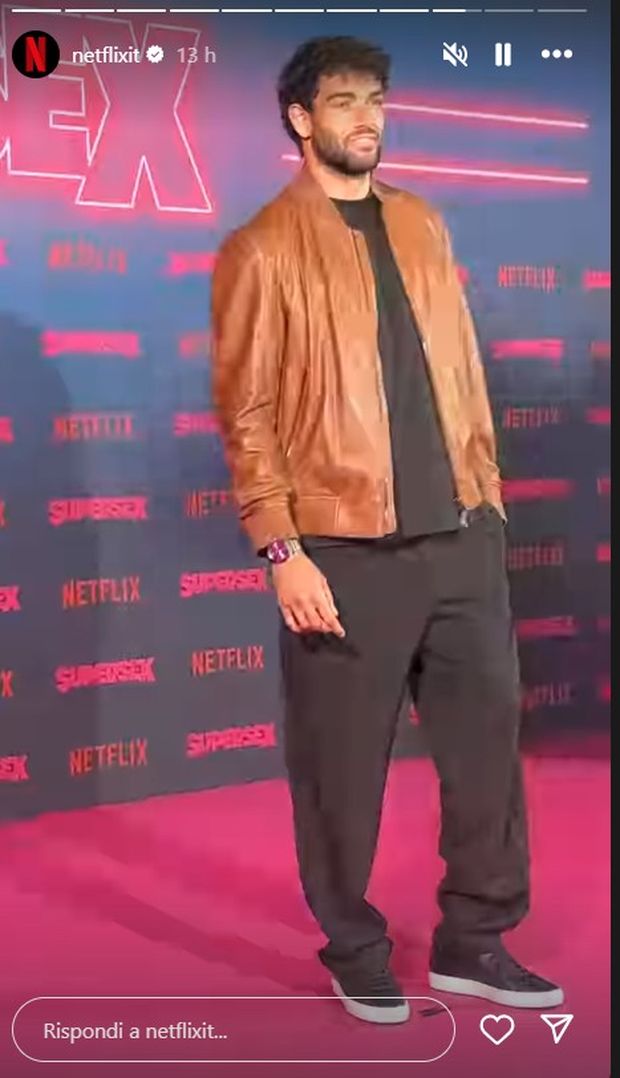 Dal profilo Instagram di Netflix Premiere Supersex, la serie su Siffredi: sul red carpet Ilary Blasi e Berrettini- immagine 2