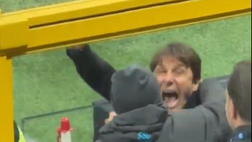 L’espulsione non ferma Conte: l’esultanza del tecnico al gol di McTominay – IL VIDEO