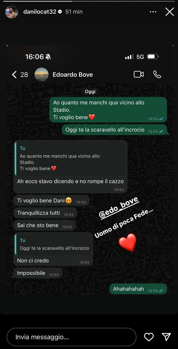 Fiorentina, Cataldi a Bove: “La metto all’incrocio”. Edoardo: “Impossibile”- immagine 2