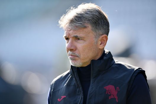 TURIN, ITALY - FEBRUARY 01: Marco Baroni, Head Coach of Torino, looks on prior to the Serie A match between Torino FC and US Lecce at Stadio Olimpico di Torino on February 01, 2026 in Turin, Italy. (Photo by Valerio Pennicino/Getty Images)