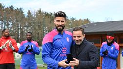 Milan, Giroud fa 100 presenze: “Grazie per farmi ancora godere” | VIDEO