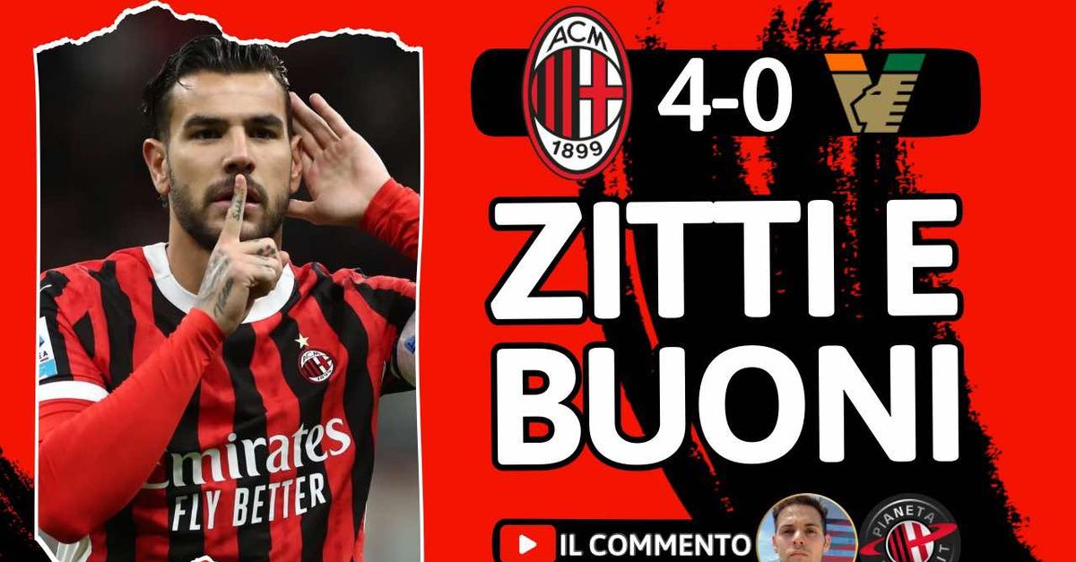 FATTO IL NOSTRO DOVERE. MILAN-VENEZIA 4-0. FINALMENTE FREE REIJNDERS, THEO HERNANDEZ…