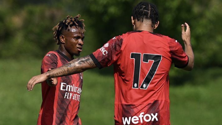 Chukwueze Okafor AC Milan amichevole Milan-Novara 4-2 precampionato 2023-2024