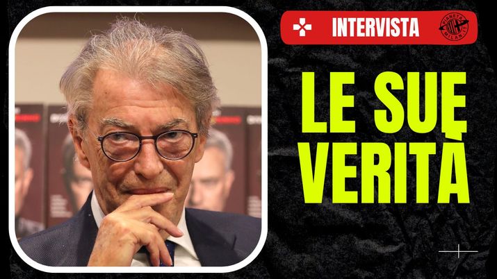 Massimo Moratti, ex presidente dell'Inter, parla dello scudetto del Milan (getty images) Massimo Moratti Inter Milan