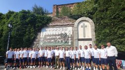Feralpisalò in visita a Superga: l’omaggio al Grande Torino