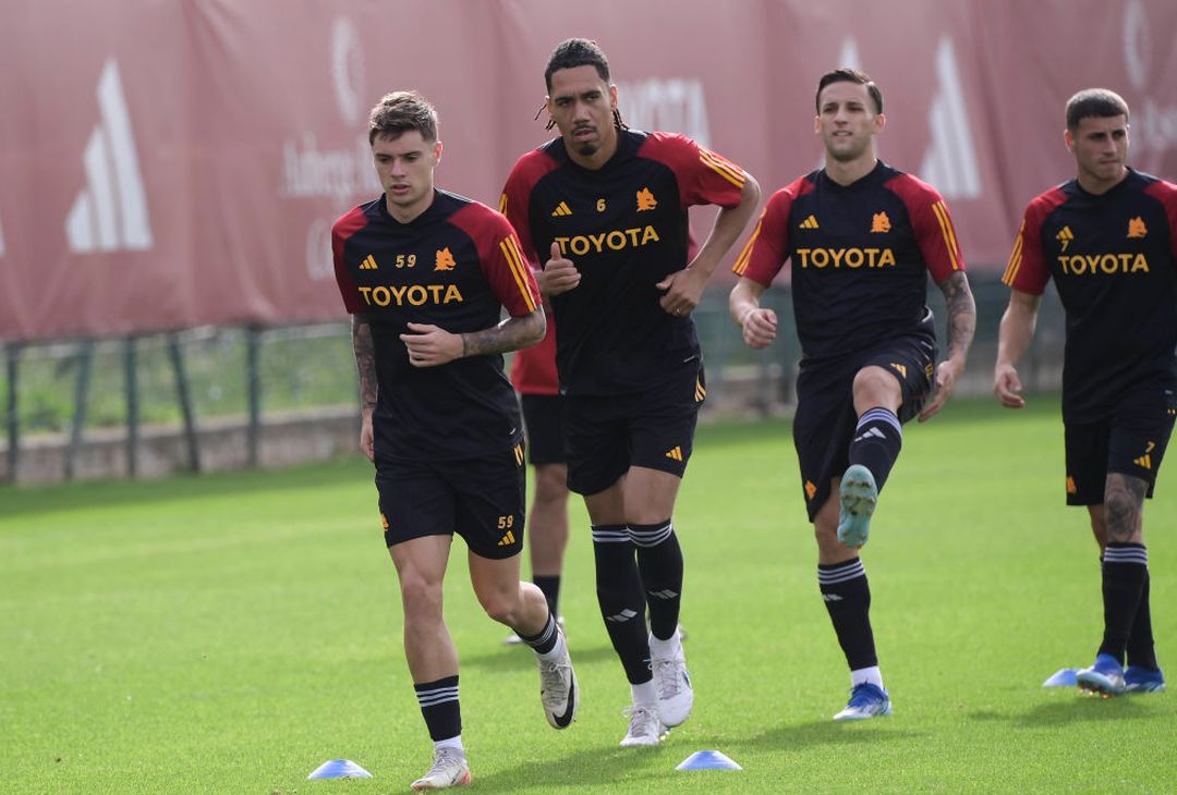Trigoria, giallorossi al lavoro in vista di Roma-Slavia Praga – FOTO GALLERY - immagine 3