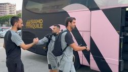 VIDEO Palermo-SudTirol, squadra e staff in ritiro alla vigilia del match. La partenza