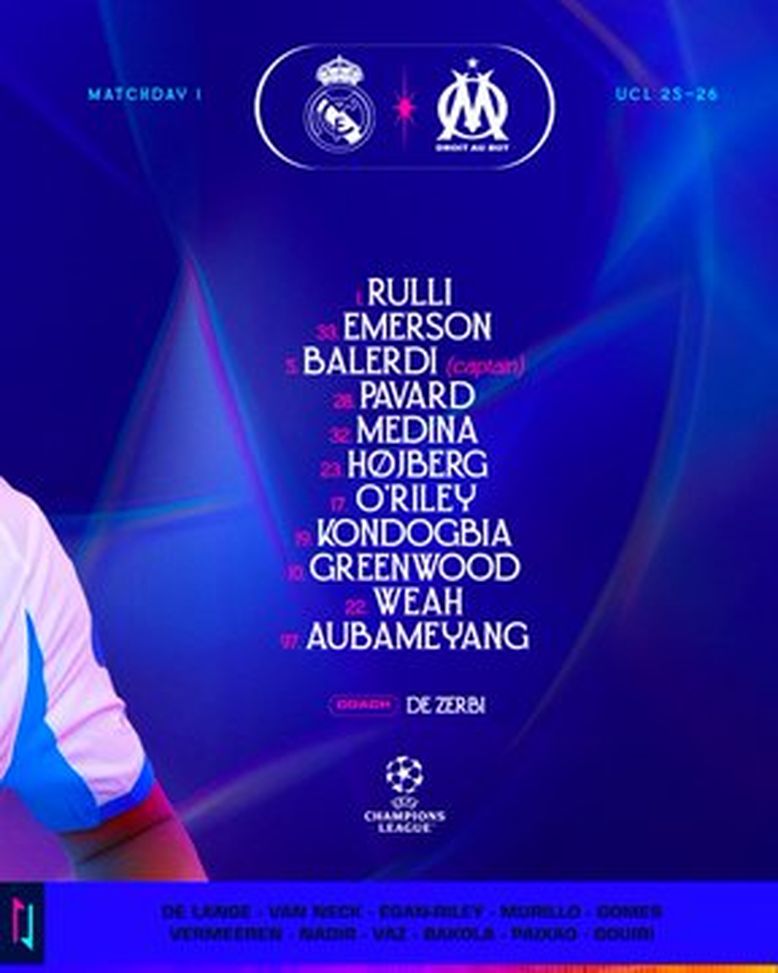 CHAMPIONS – Real Madrid-Marsiglia, De Zerbi non rinuncia a Pavard: l’ex Inter in campo dal 1′- immagine 3