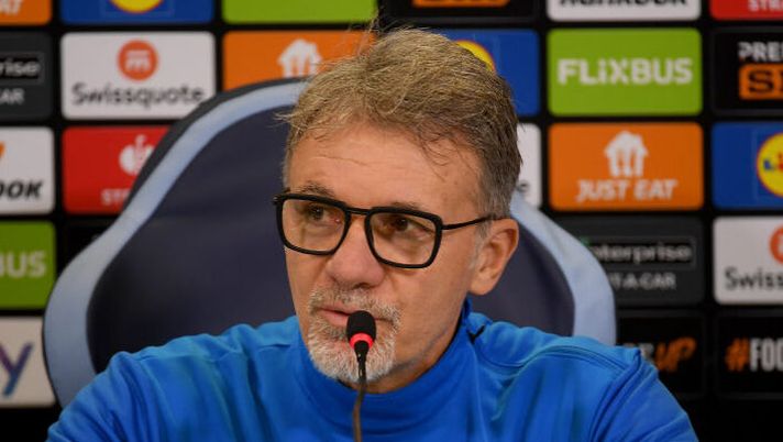 ROME, ITALY - JANUARY 22: SS Lazio head coach Marco Baroni attends during the UEFA Europa League 2024/25 League Phase MD7 SS Lazio and Real Socedad press conference at the Formello sport centre on January 22, 2025 in Rome, Italy. (Photo by Marco Rosi - SS Lazio/Getty Images) Baroni: “Guendouzi out per febbre, Dia con noi ma da gestire e Gila può cambiare ruolo” - immagine 1