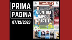 Prima pagina Tuttosport: “Giuntoli-Napoli, 4 partite”