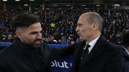 La torcia olimpica batte il righello: le vigilie diverse di Allegri e Fabregas