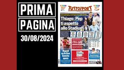 Prima pagina Tuttosport: “Thiago: ‘Pep ti aspetto allo Stadium'”