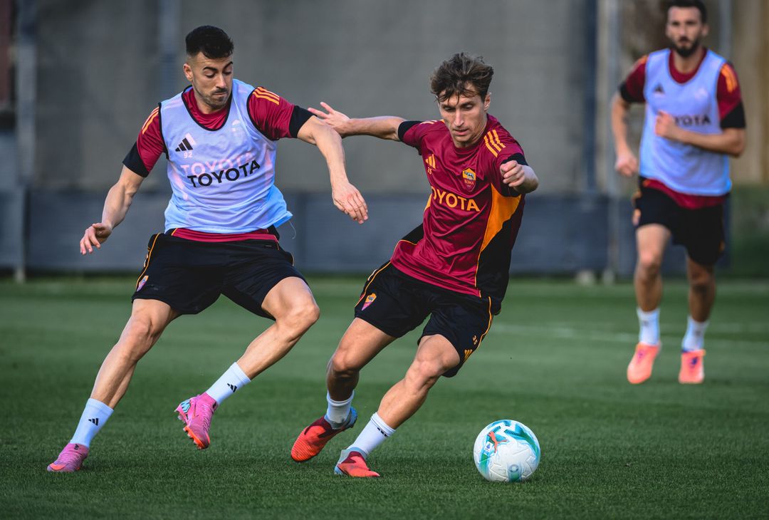 Trigoria, l’allenamento a due giorni da Milan-Roma – FOTO GALLERY - immagine 33