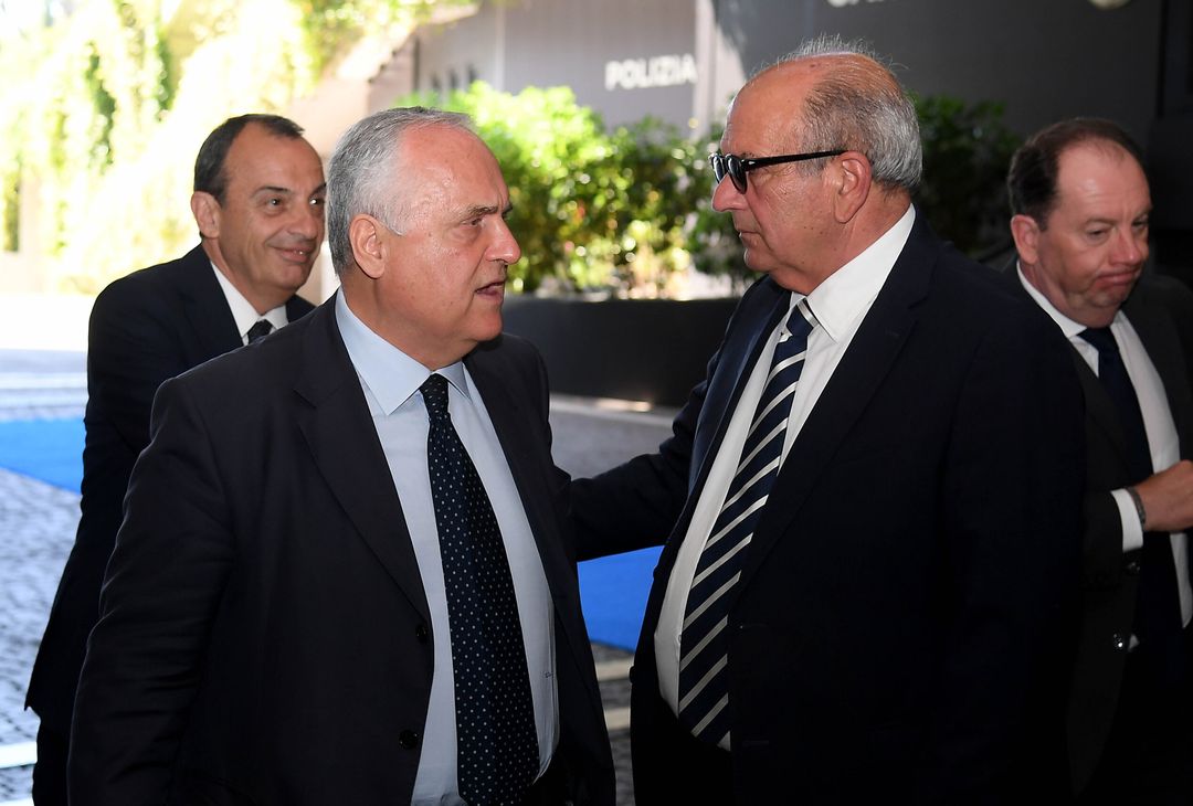 Claudio Lotito e Angelo Fabiani