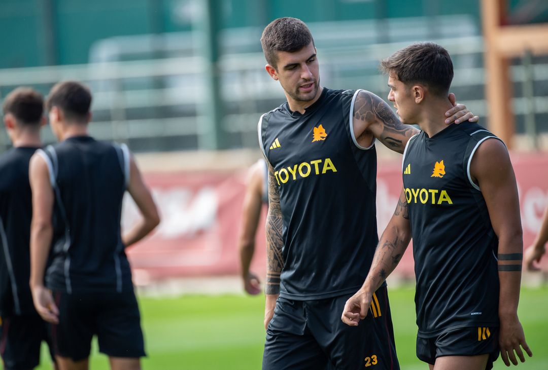 Roma, l’allenamento a Trigoria a due giorni dall’Empoli – FOTO GALLERY - immagine 13