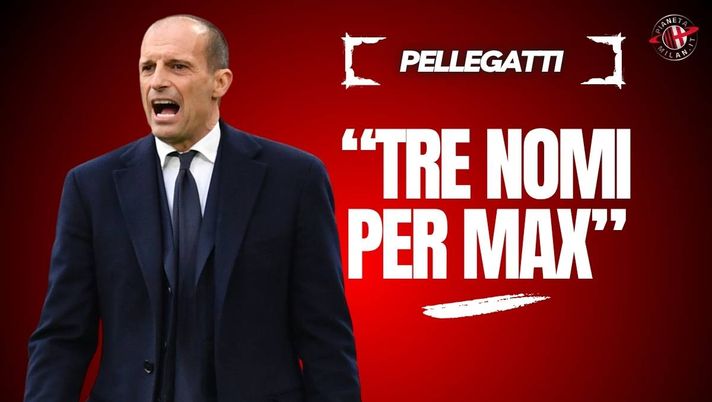Calciomercato Milan, Pellegatti: 'Il sogno di Allegri a centrocampo. Tre nomi'