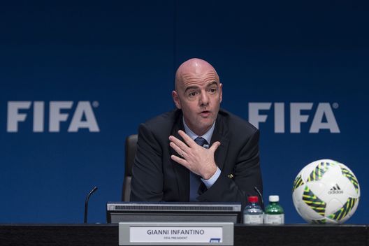 Gianni Infantino, presidente della FIFA (Photo by Valeriano Di Domenico/Getty Images) Infantino Fifa