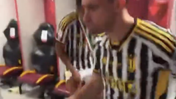 Coppa Italia alla Juventus, De Sciglio scatenato negli spogliatoi | VIDEO
