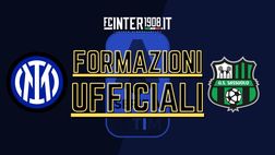 Inter-Sassuolo, formazioni UFFICIALI: tornano Dumfries e Barella dal 1′. Pavard in panchina