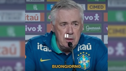 VIDEO / Giornalista giapponese intervista Ancelotti in portoghese: la reazione